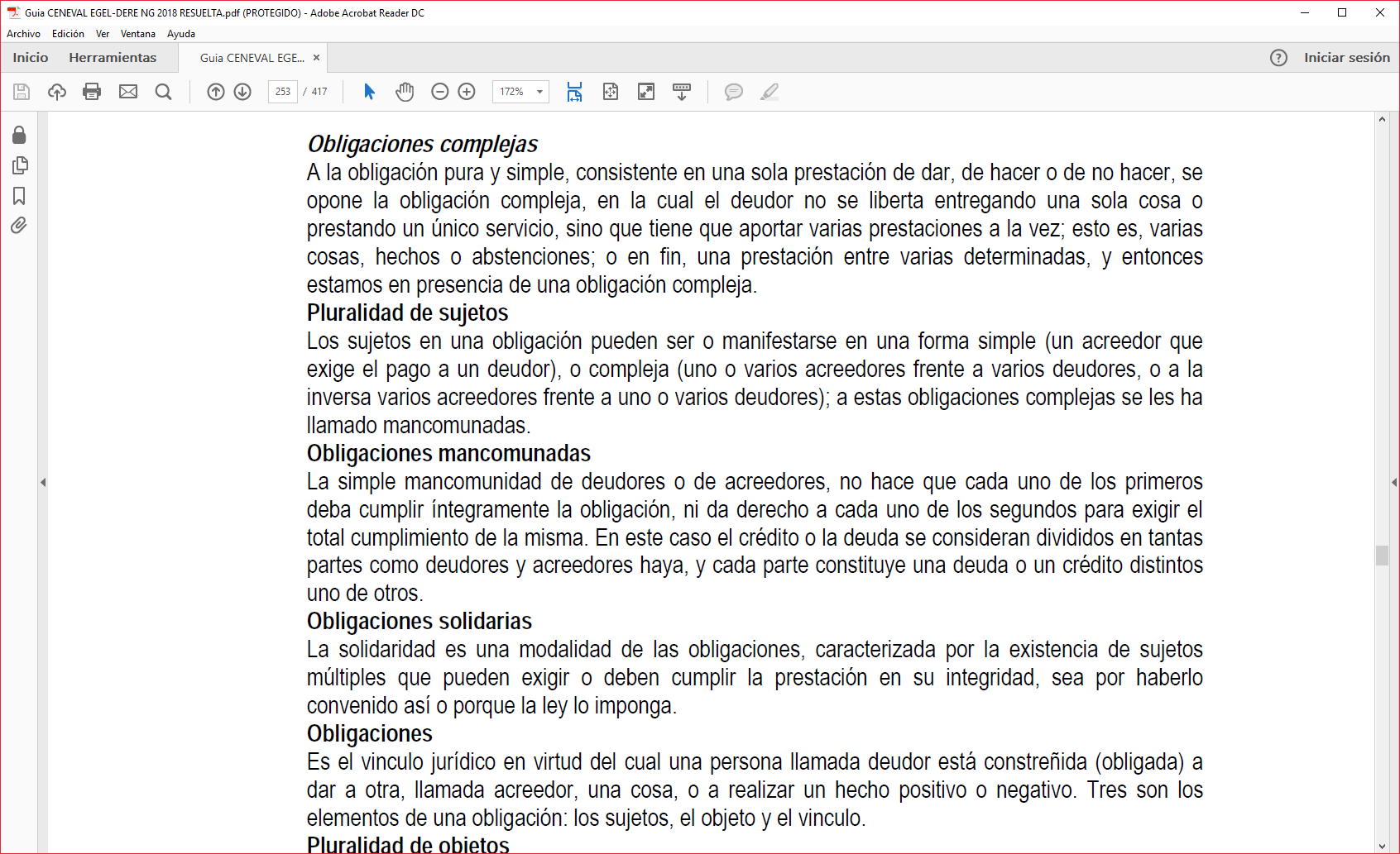 Ejemplo en Guía CENEVAL ACREDITA-BACH Resuelta